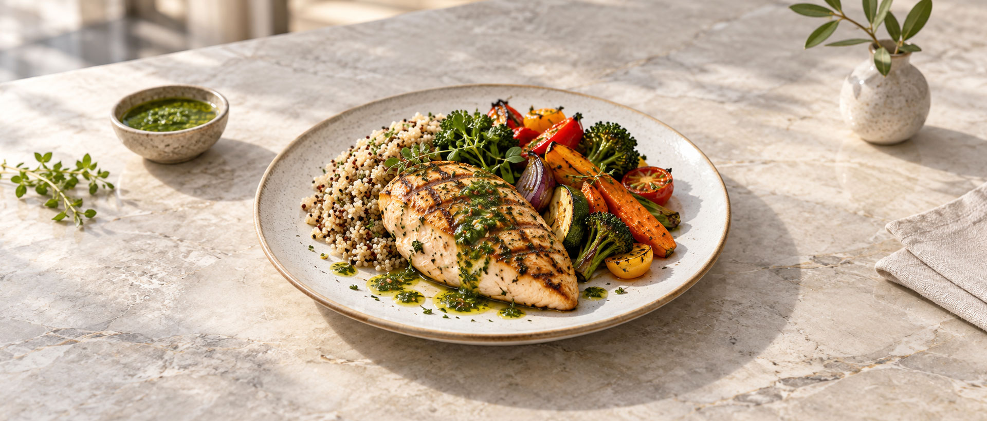 Main Dishes from the BioHealth Kitchen menu