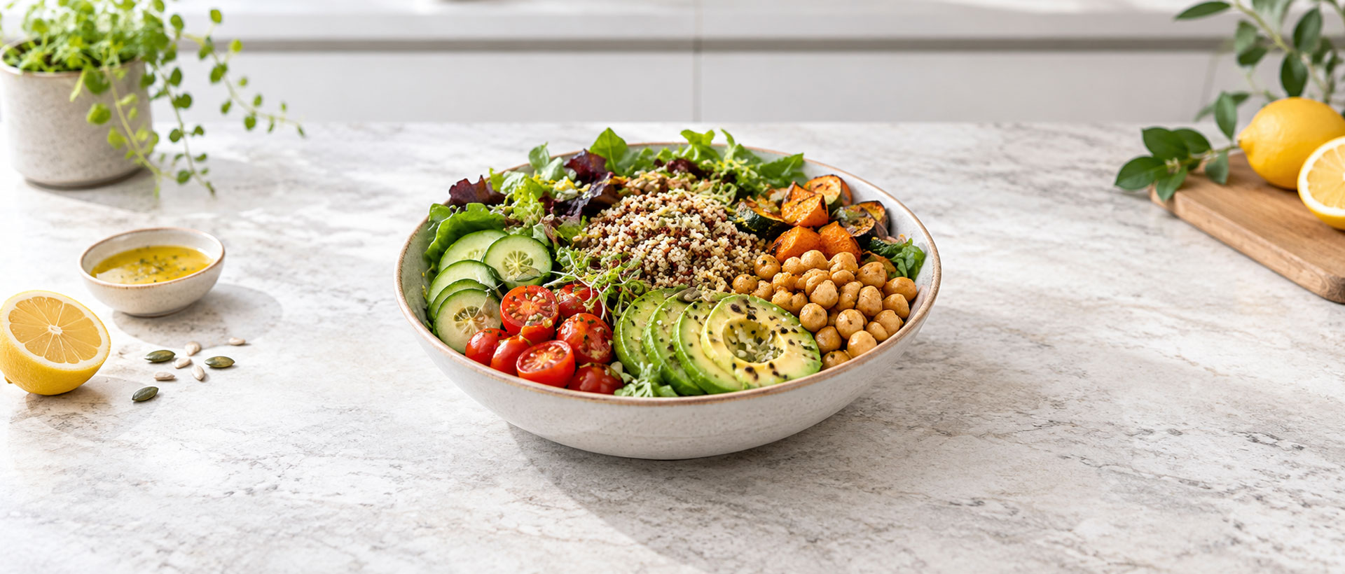 Salads from the BioHealth Kitchen menu